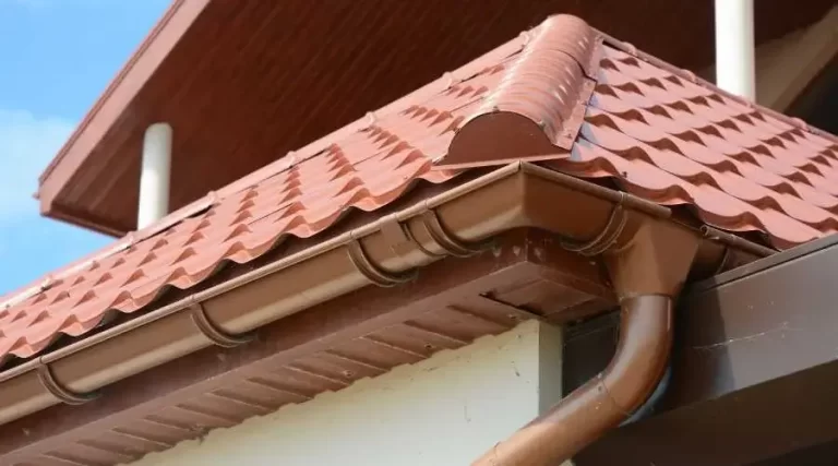 A gutter and down spout system